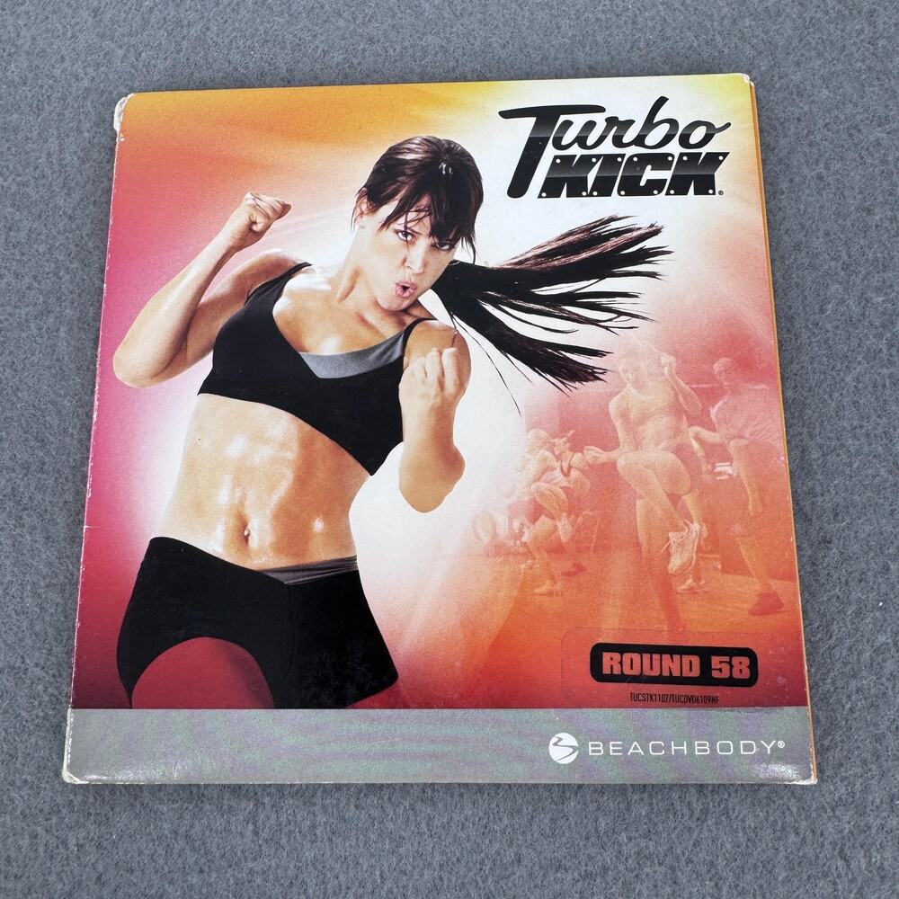 Turbo‎ Kick Round 58 Beachbody Workout DVD & Music CD Fitness Program Set